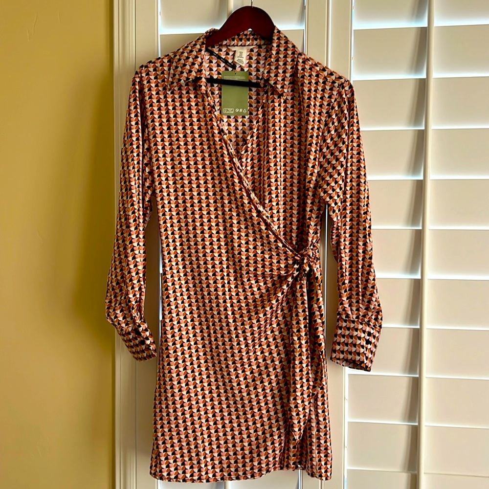 New H&M wrap dress